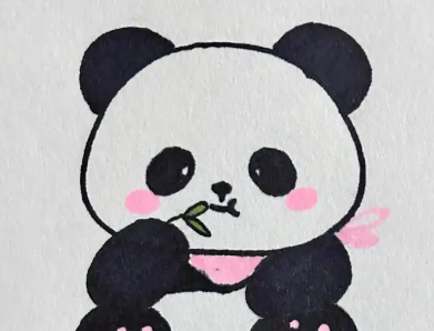 熊猫绘画