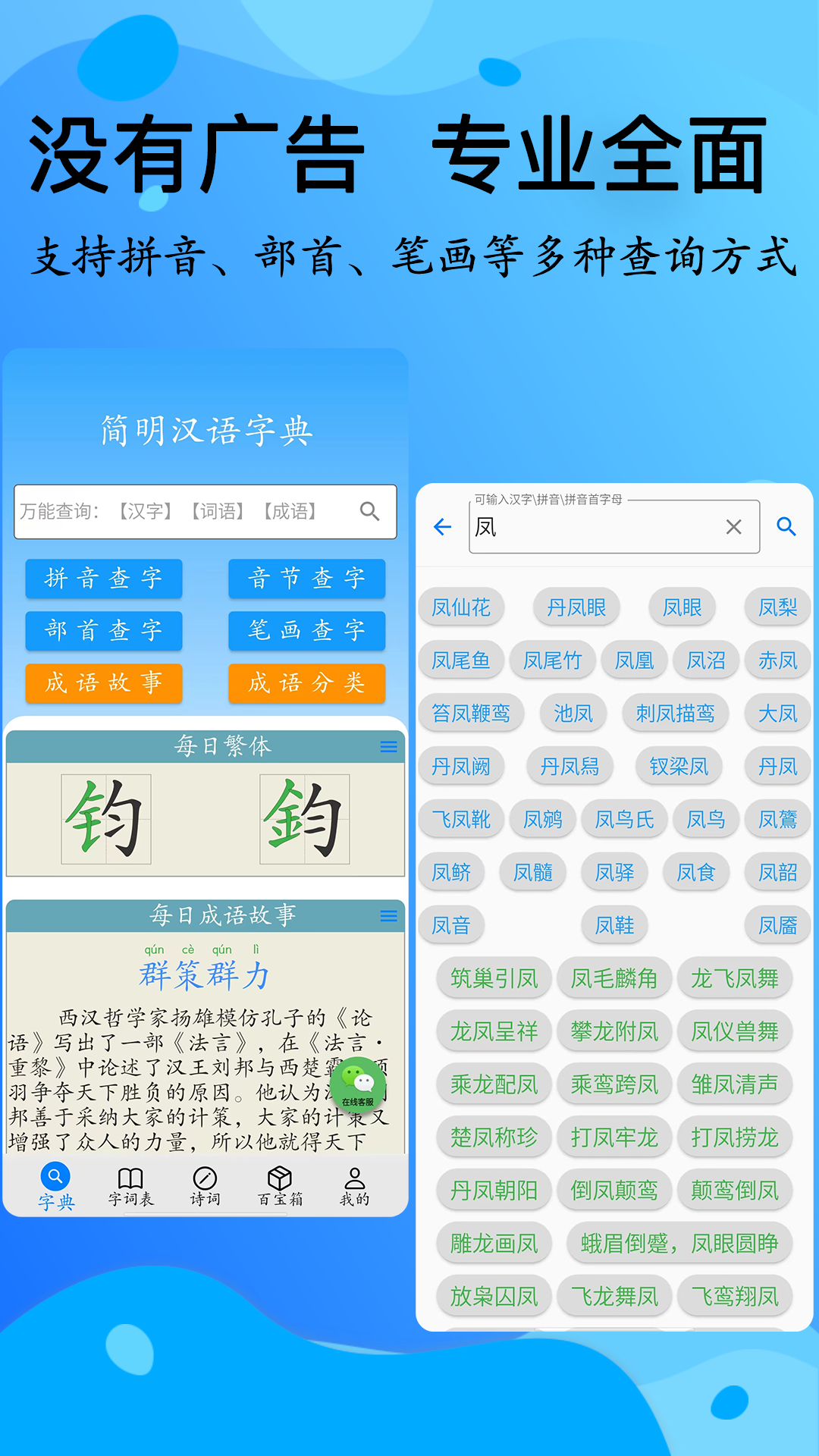 簡明漢語字典截圖