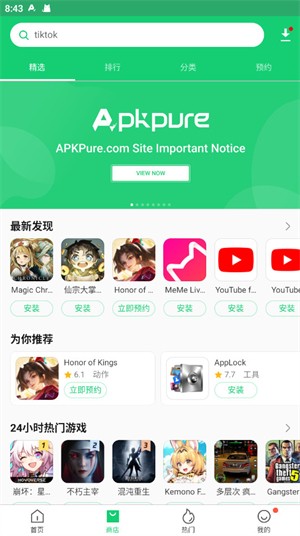 apkpure安装包截图