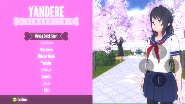 Yandere Simulator中文版截圖