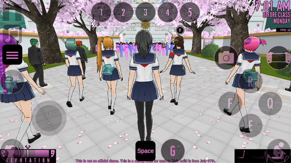Yandere Simulator中文版截圖