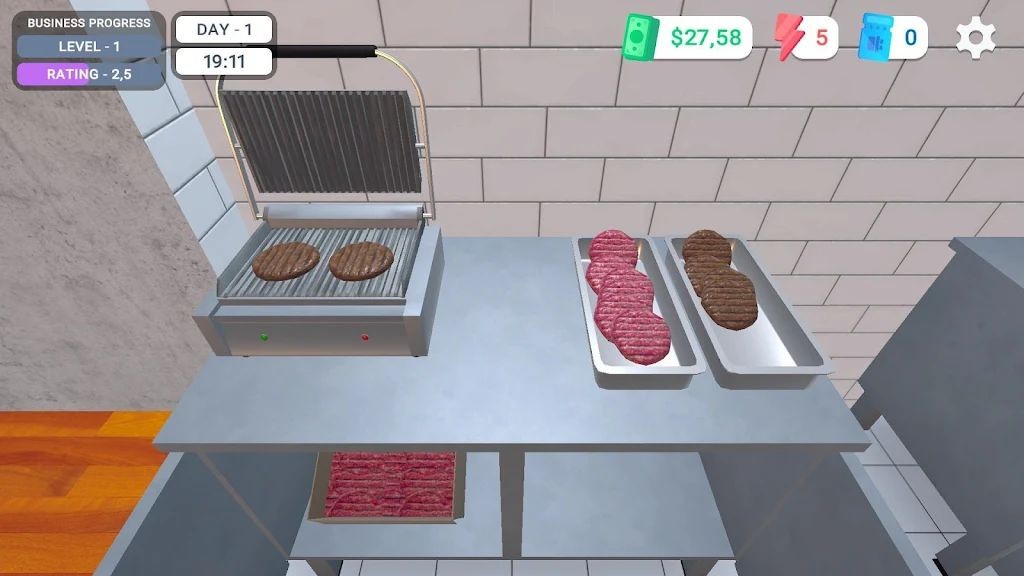 我的漢堡店模擬器中文版截圖