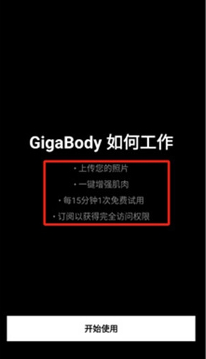 Gigabody肌肉生成器截圖