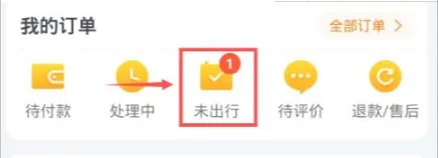 飛豬旅行網(wǎng)上訂票截圖
