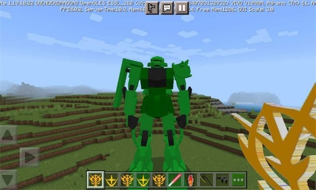 我的世界高達模組截圖