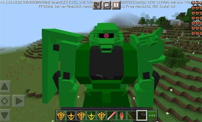 我的世界高達模組截圖