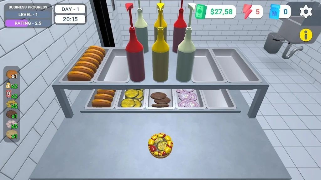 我的漢堡店模擬器中文版截圖