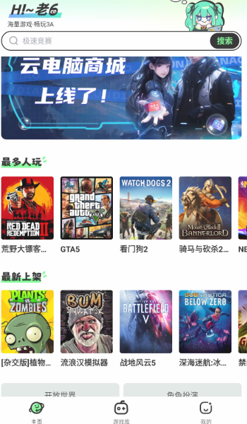 老六玩電腦截圖