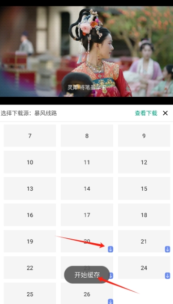 大成影院追劇截圖