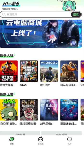 老六玩電腦截圖