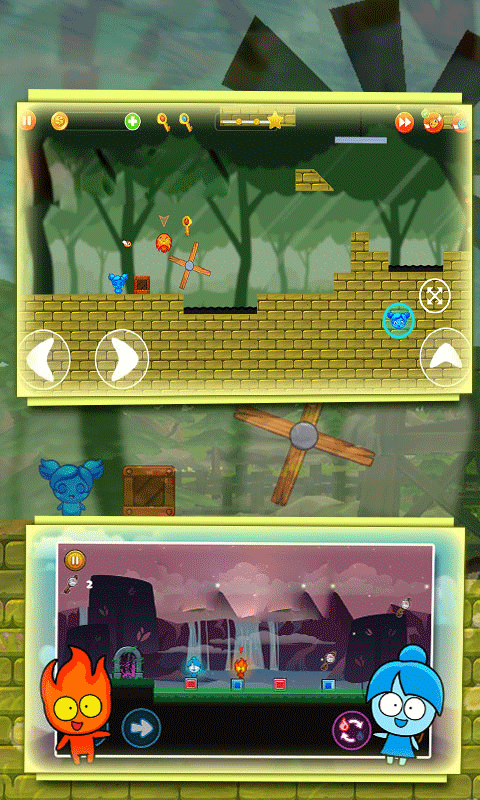 森林冰火人勇闖森林神廟截圖