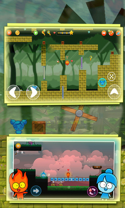 森林冰火人勇闖森林神廟截圖