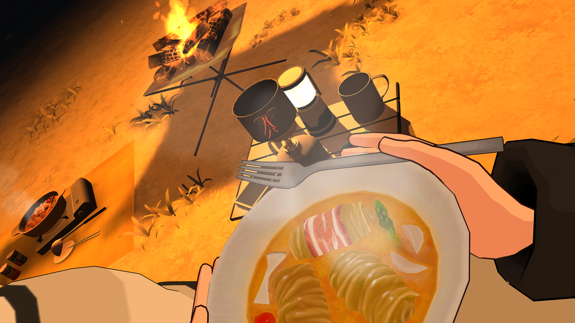 搖曳露營山麓露營場篇手游截圖