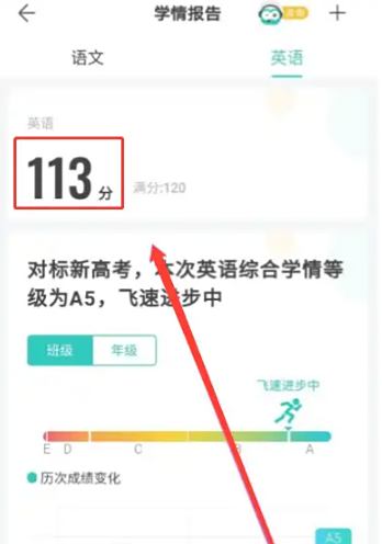 智學(xué)網(wǎng)查詢成績(jī)截圖