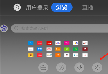 白夜瀏覽器TV版截圖