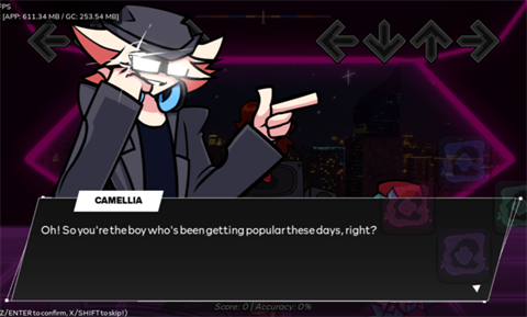 周五放克夜山茶花模組截圖