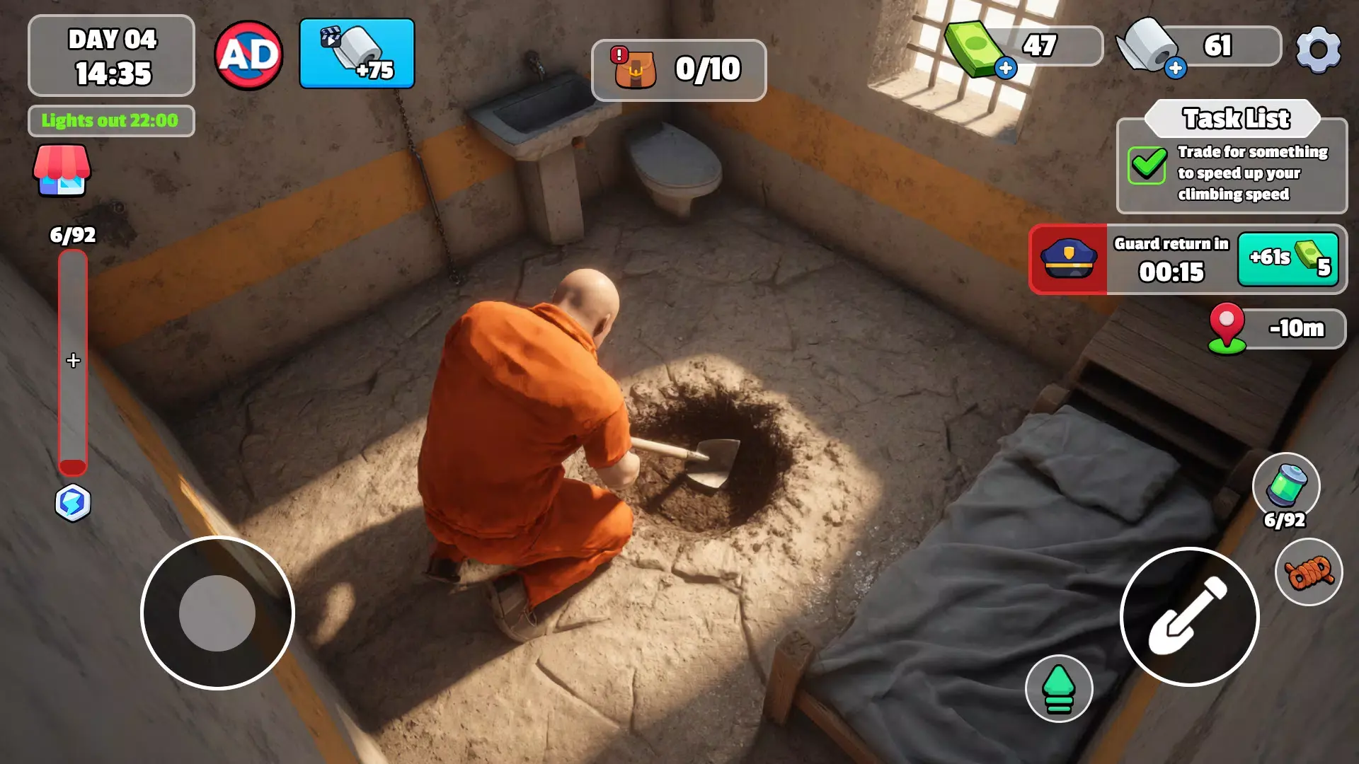 越獄逃脫路線截圖