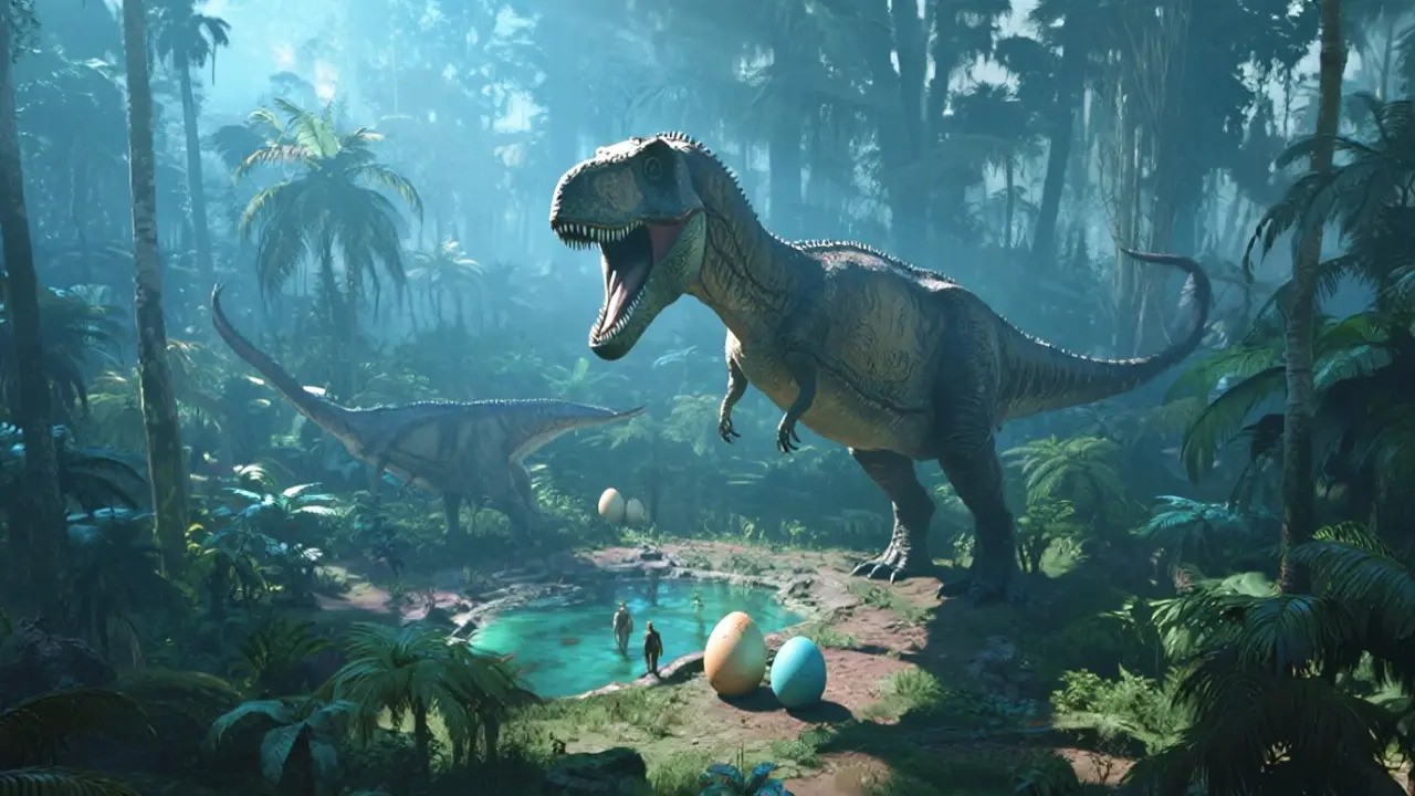 侏羅紀(jì)世界進(jìn)化恐龍島沙盒截圖