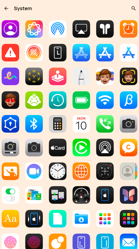 iPear圖標包截圖