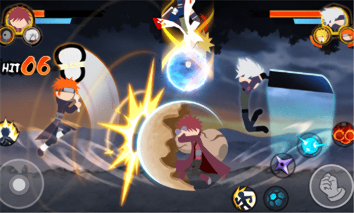 火柴人忍者3v3競技場手機版截圖