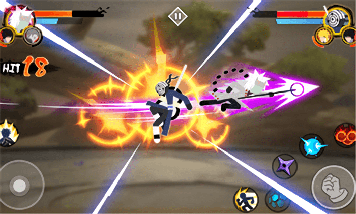 火柴人忍者3v3競技場手機版截圖