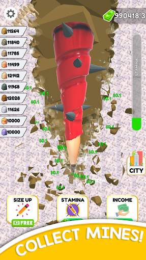 鉛筆挖掘建造城市截圖