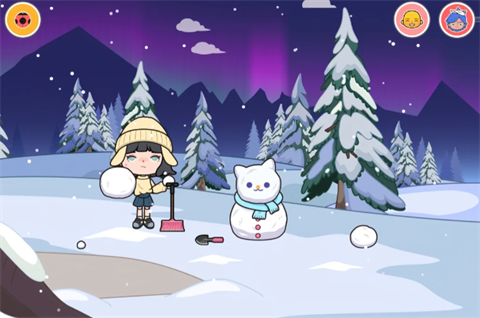 米加小鎮(zhèn)雪山樹屋截圖