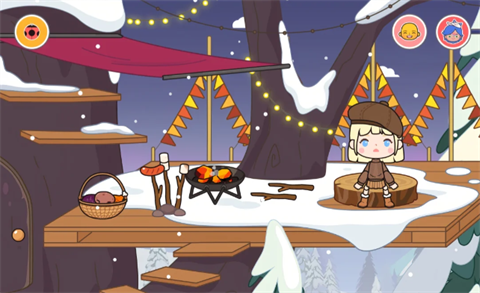 米加小鎮(zhèn)雪山樹屋截圖