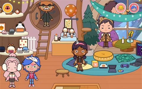 米加小鎮(zhèn)雪山樹屋截圖