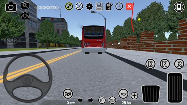 宇通客車(chē)模擬器內(nèi)置模組截圖