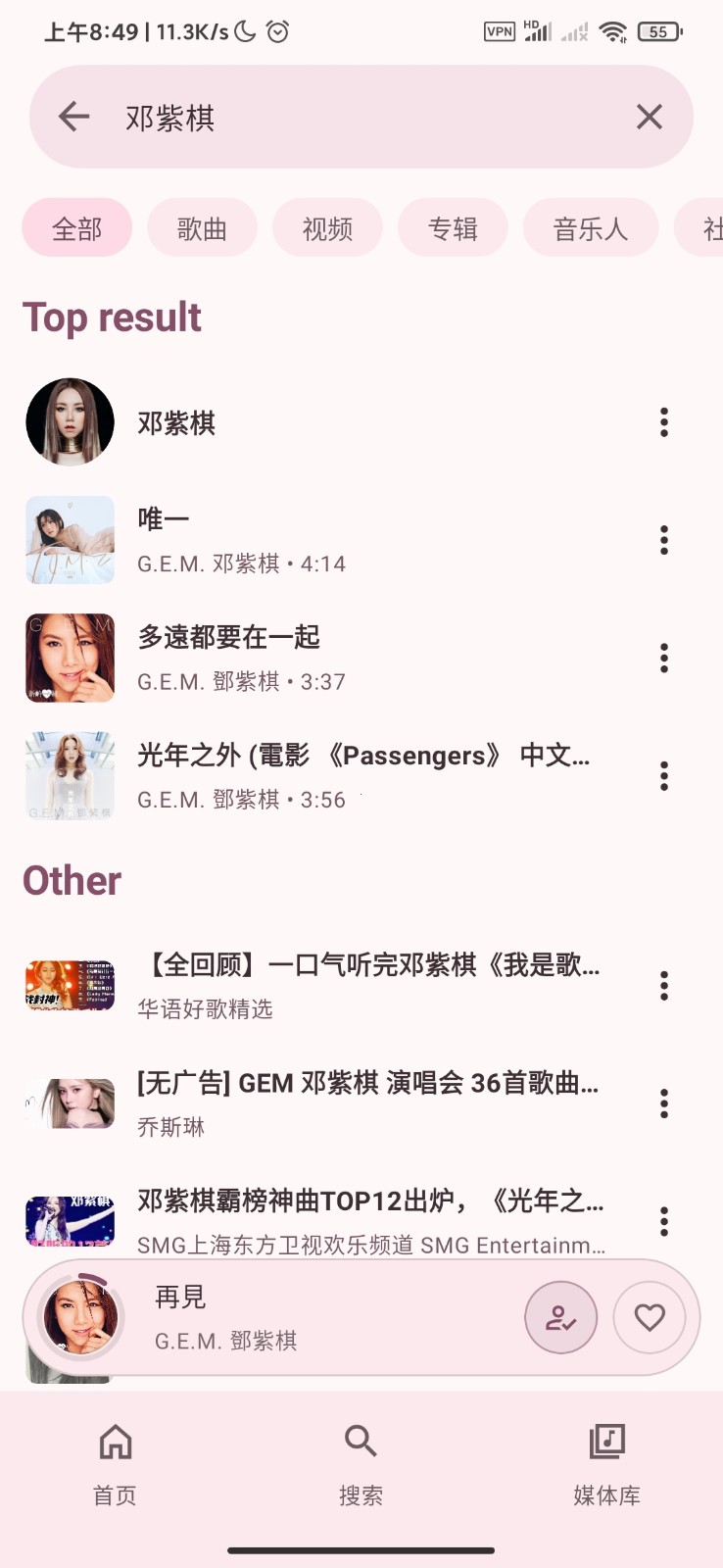 Metrolist播放器截圖