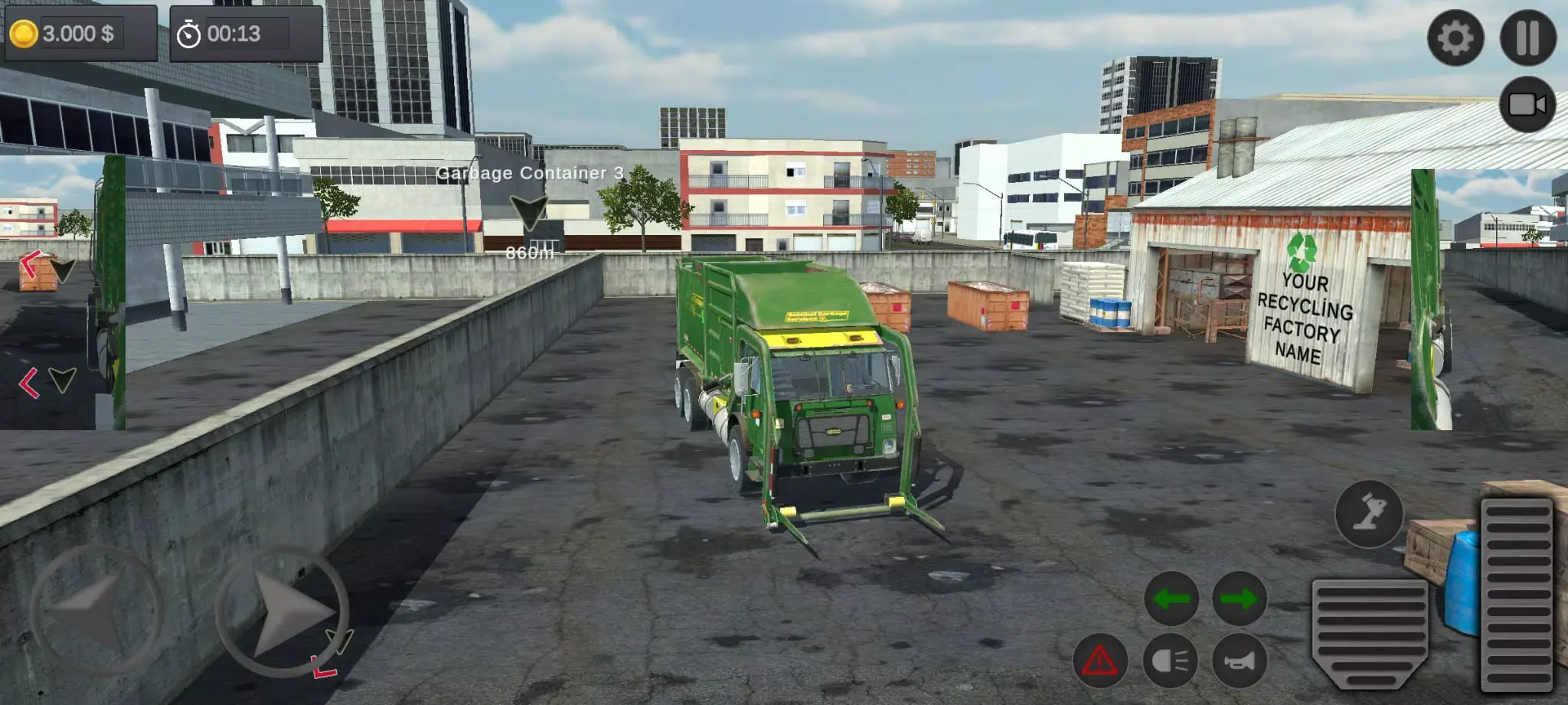 城市垃圾車司機截圖