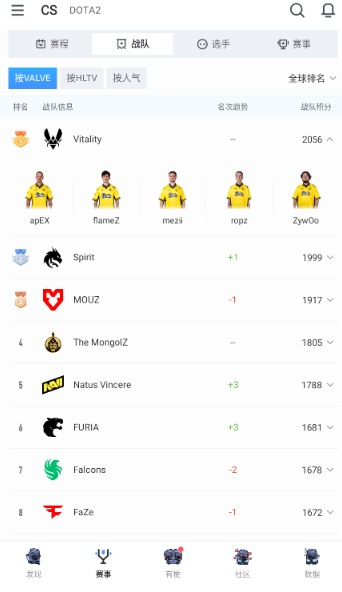 完美世界電競(jìng)平臺(tái)截圖