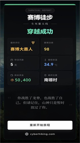 賽博徒步之生死鰲太線模擬器截圖