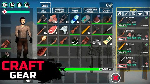 冬季森林生存內(nèi)置mod菜單截圖