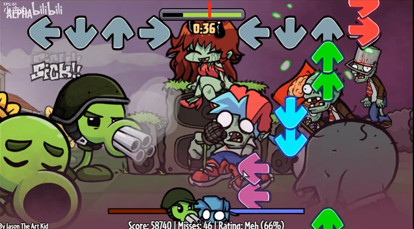 fnf植物大戰(zhàn)僵尸模組截圖