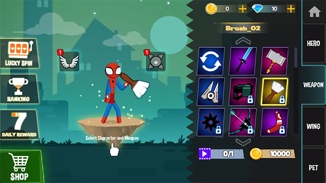 波比vs火柴人截圖