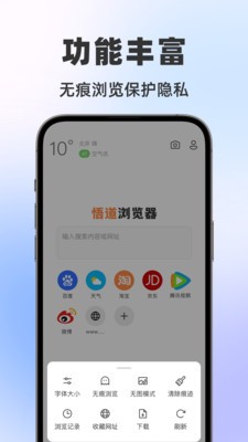 悟道瀏覽器截圖