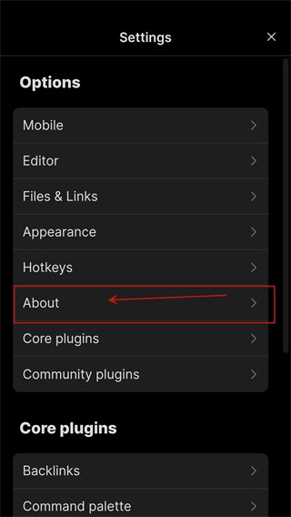 Obsidian筆記截圖