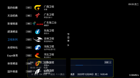天浪衛(wèi)視電視版截圖