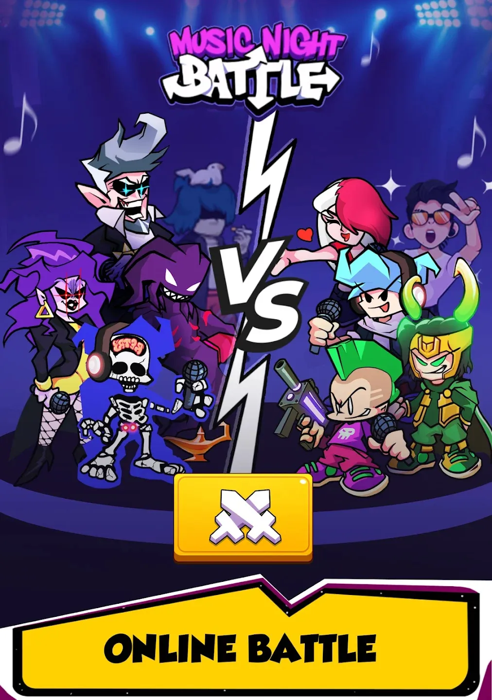 音樂之夜大戰(zhàn)截圖