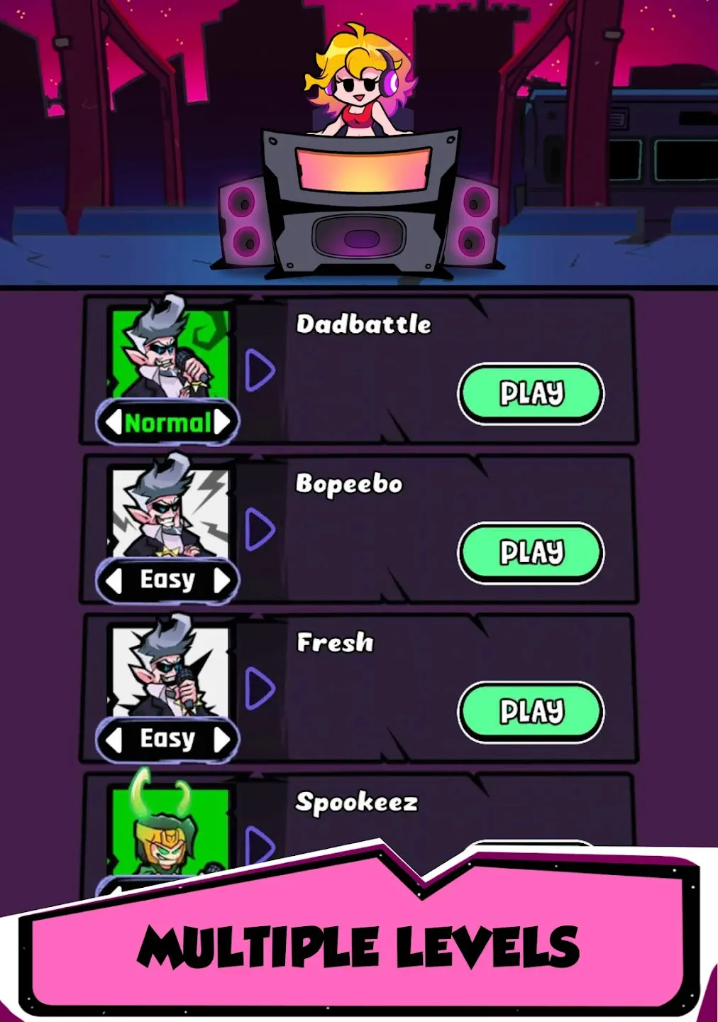 音樂之夜大戰(zhàn)截圖