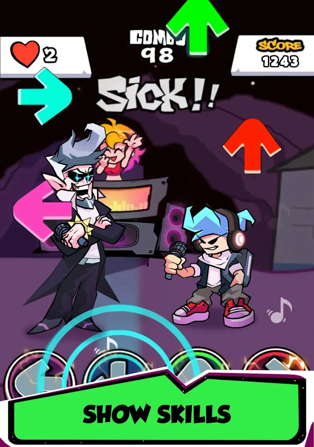 音樂之夜大戰(zhàn)截圖