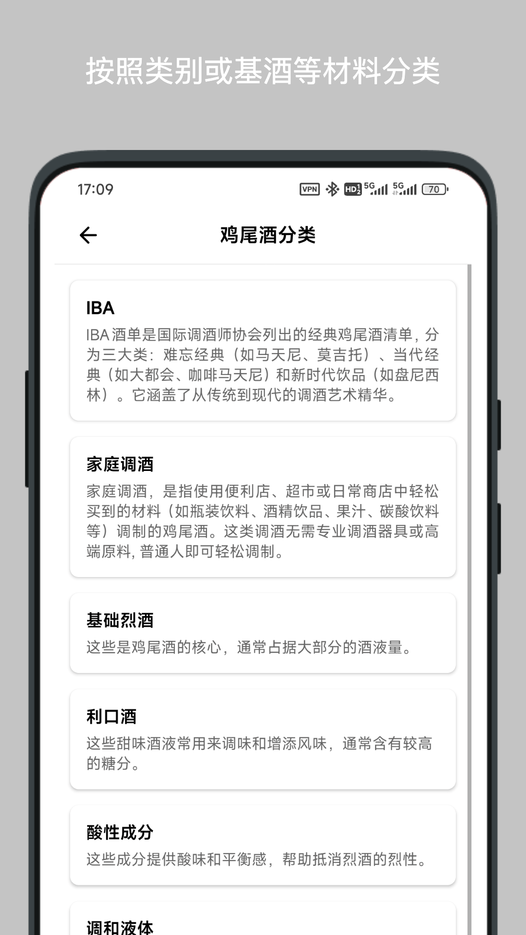 調(diào)酒筆記截圖