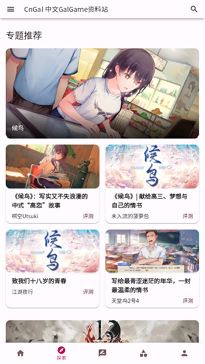 中文CnGal資料站截圖