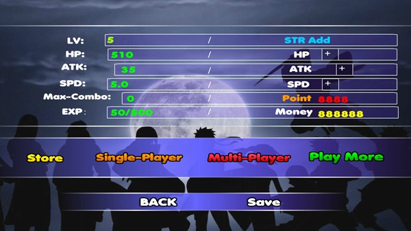 mugen動漫大亂斗手機版截圖