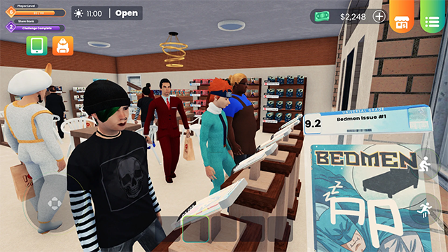 漫畫書店模擬器內(nèi)置菜單版截圖