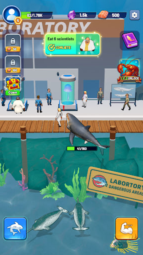 鯊魚(yú)進(jìn)化吞噬與成長(zhǎng)截圖