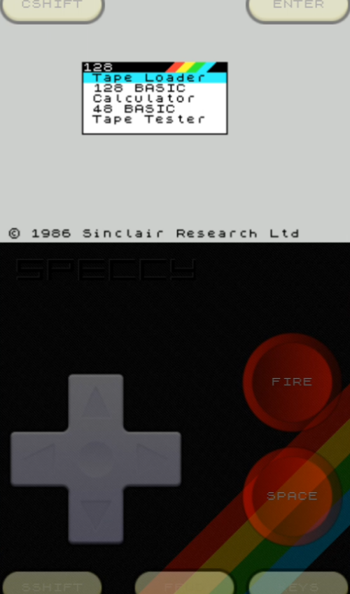 Speccy模擬器截圖