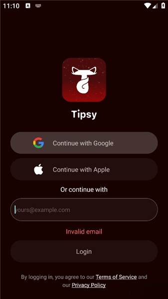 Tipsy虛擬對(duì)話截圖